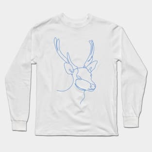 Blue Deer My Favorite Long Sleeve T-Shirt